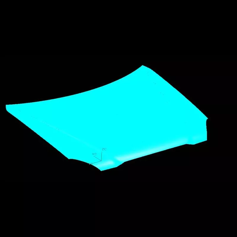 Matrice d'estampage de panneau extérieur de capot automobile