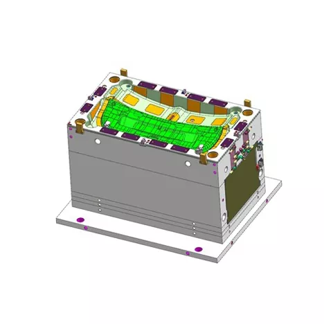 Moulage par injection de panneau de garniture de hayon arrière automobile