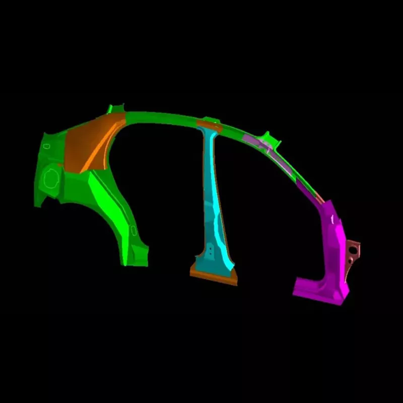 Matrices d'estampage d'assemblage intérieur de panneau latéral automobile
