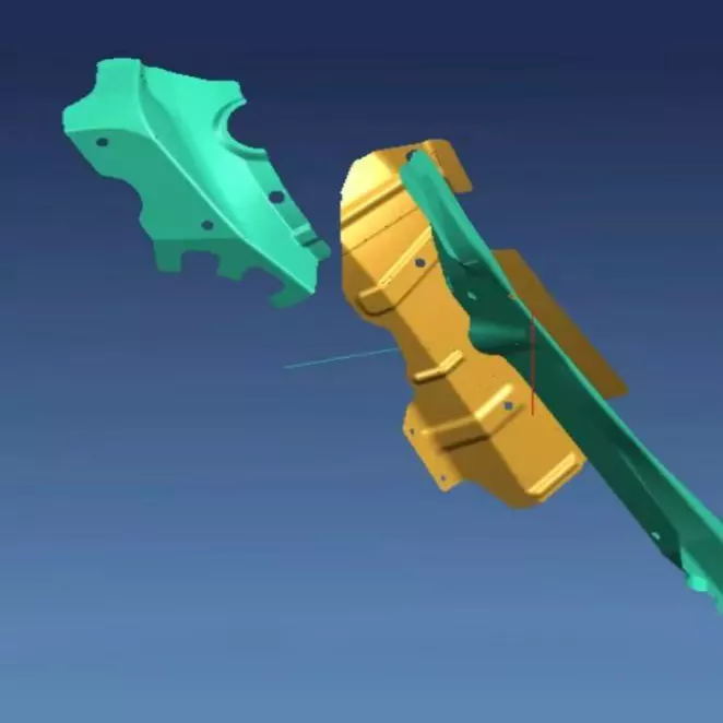 Matrices d'estampage de petites plaques de renfort automobiles