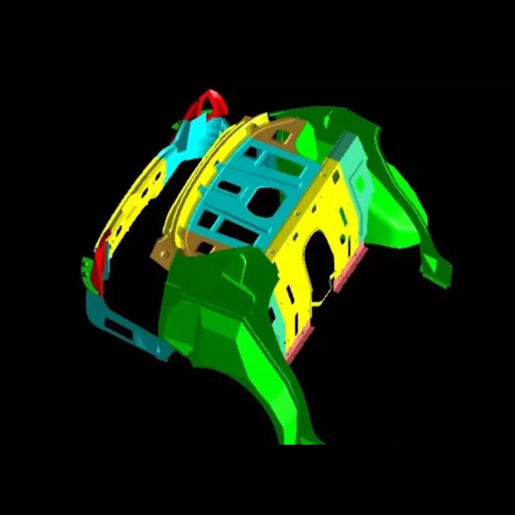 Matrices d'estampage d'assemblage de coffre automobile